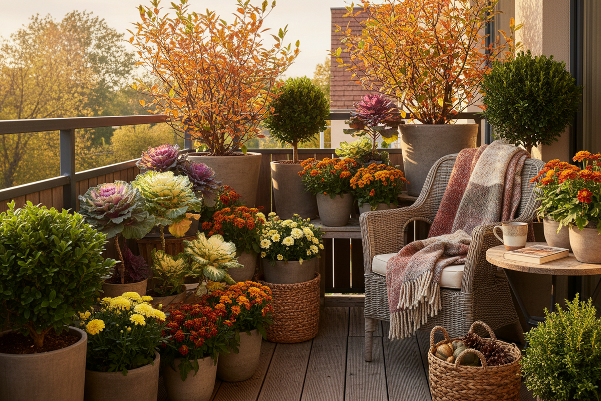 Eight Clever Ways to Keep a Balcony Garden Looking Good Through Autumn