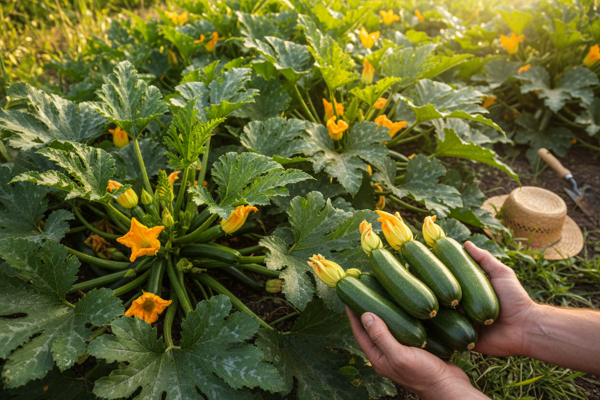 Grow Courgettes (Zucchini) from Seed and Harvest Armfuls All Summer Long