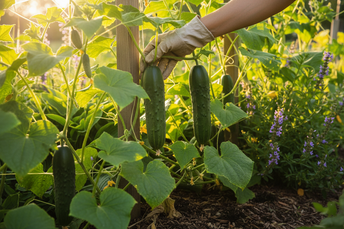 How to Grow, Harvest, and Protect Cucumbers: A Complete Garden Guide