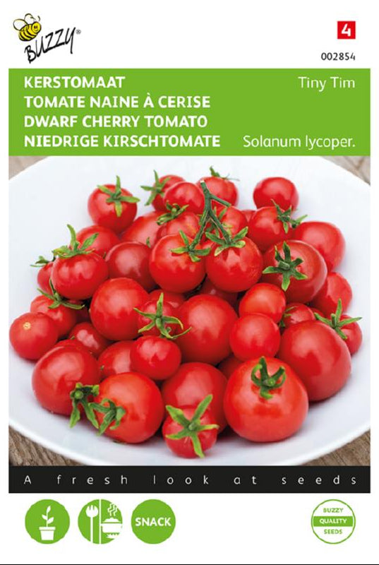 Dwarf Cherry Tomato - Tiny Tim - 0,25g