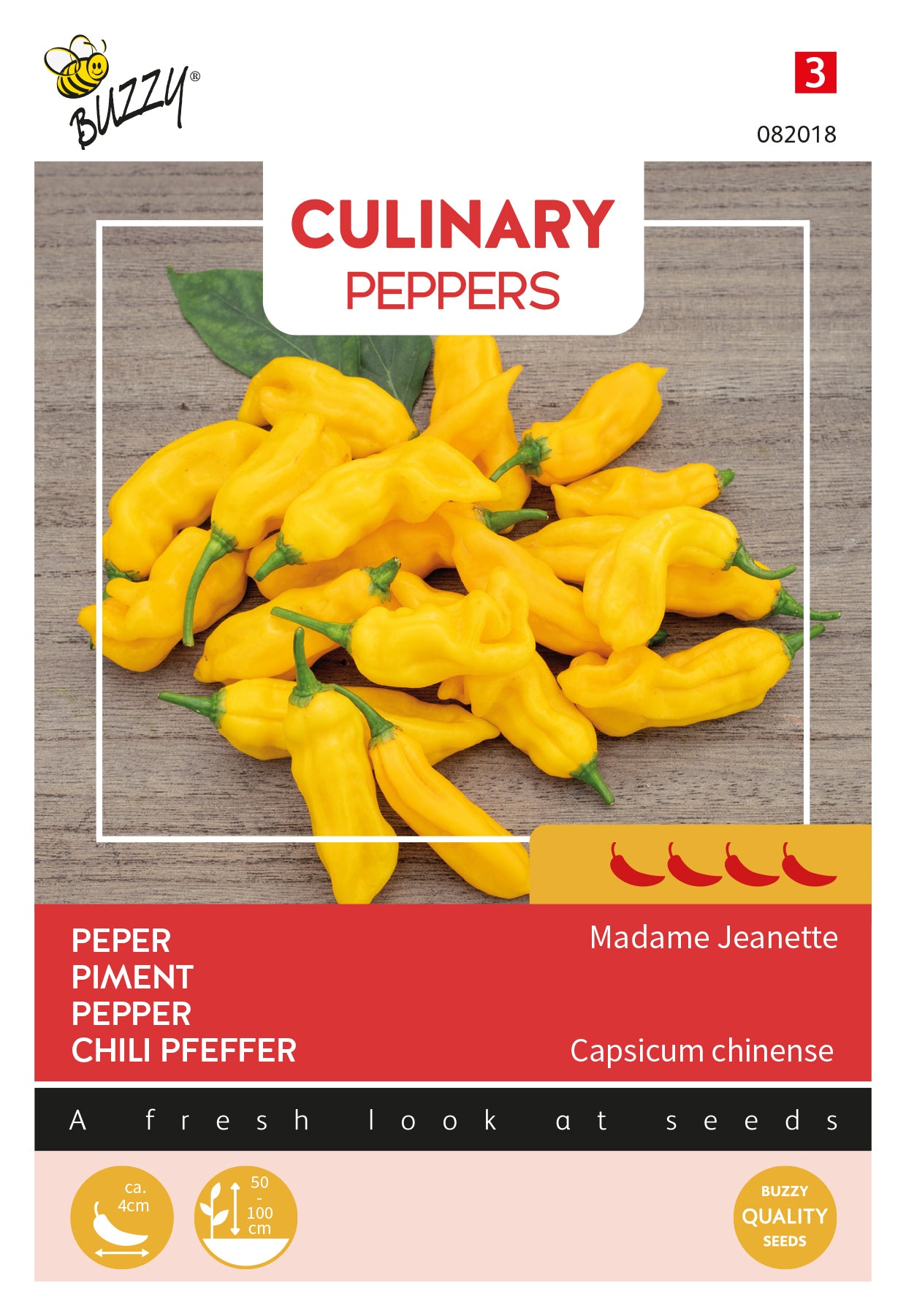Pepper - Madame Jeanette - 10 Seeds