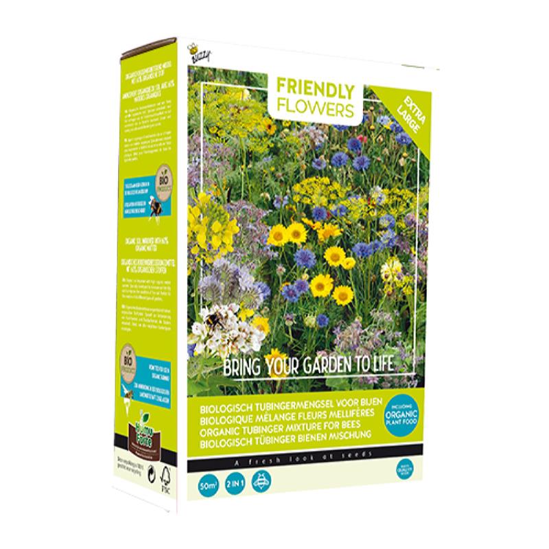 Friendly Flowers XL - BIO Tubinger mix - 50m²