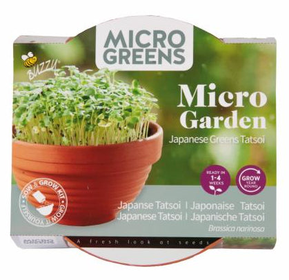 Sow & Grow kit - Micro Garden - Japanese Greens Tatsoi