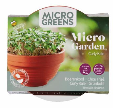 Sow & Grow Kit - Micro Garden - Curly Kale