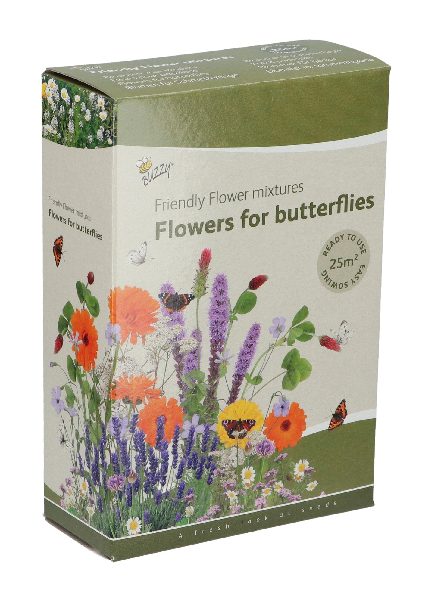 Friendly Flowers - Butterflies - Low - 25m²