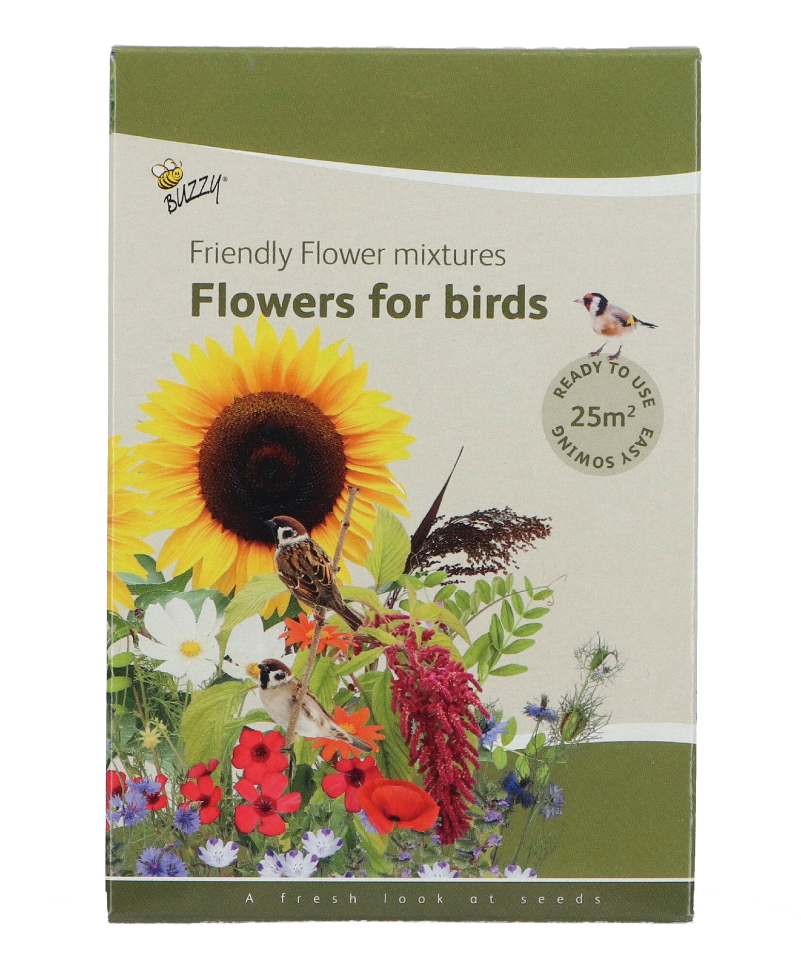 Friendly Flowers - Birds - 25m²