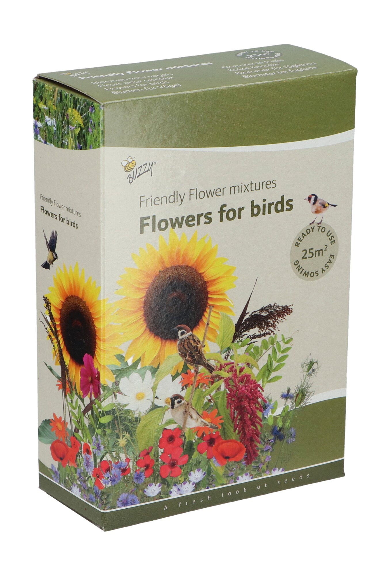 Friendly Flowers - Birds - 25m²