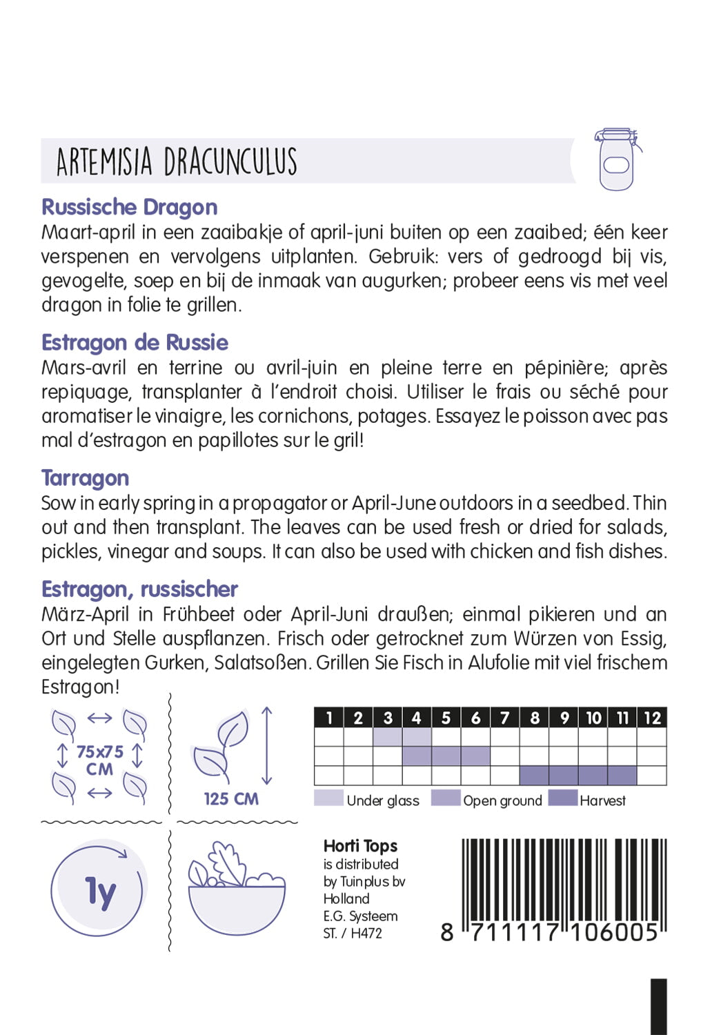 Tarragon - Artemisia - 0,2 g