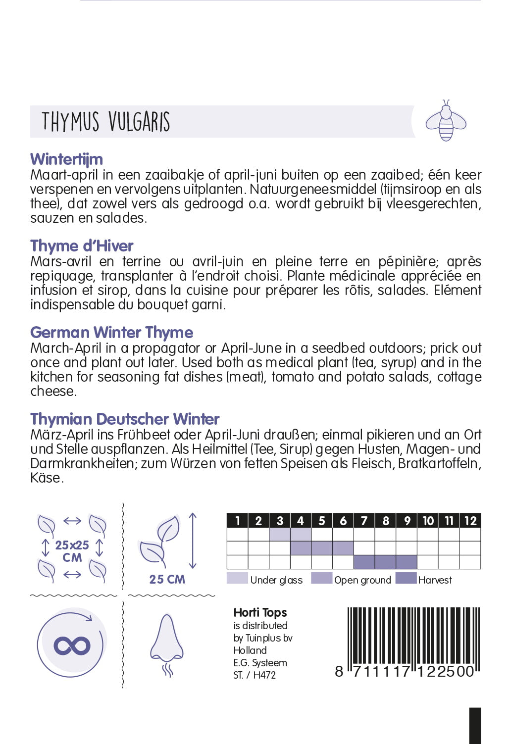 German Winter Thyme - 0,5 g