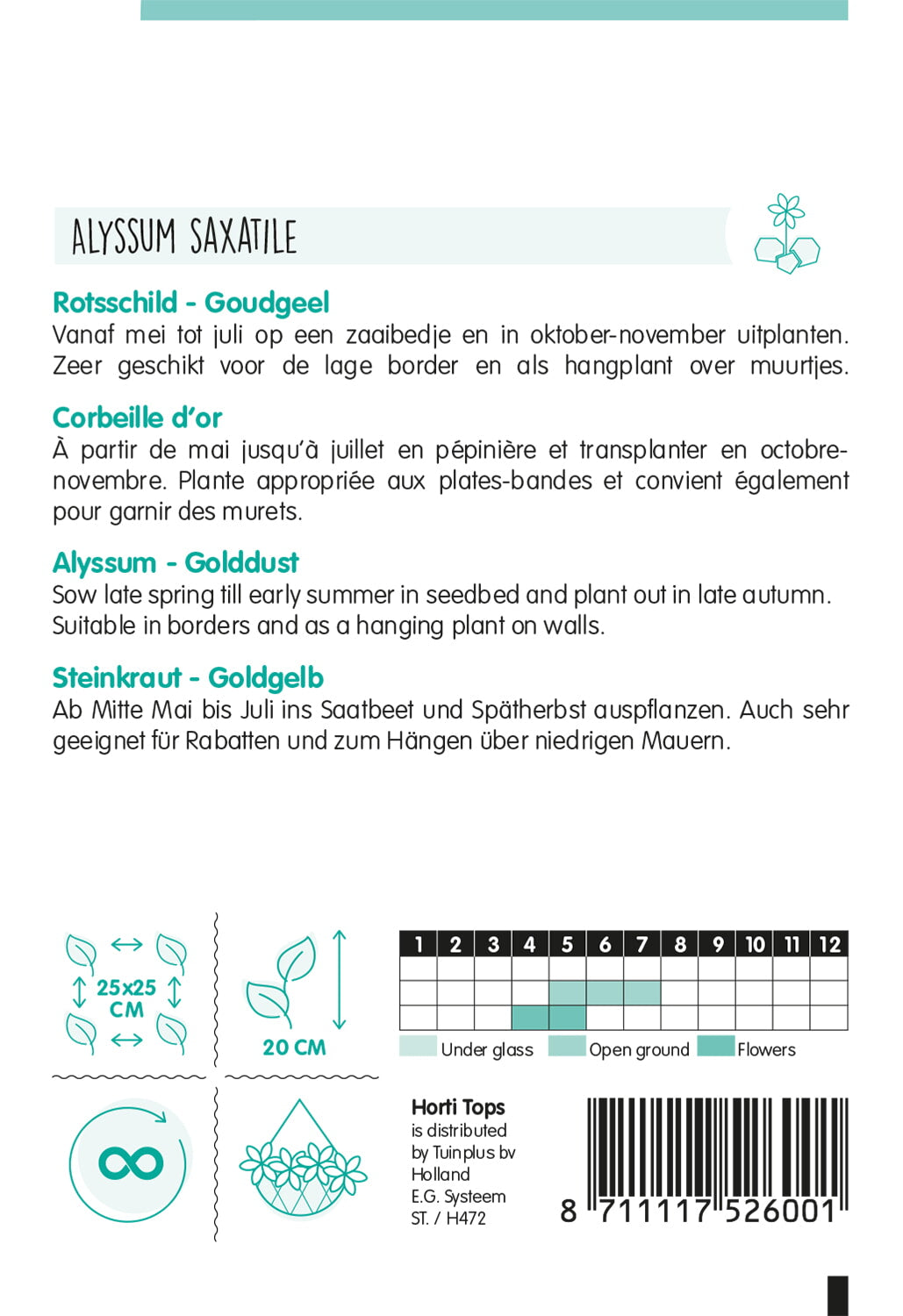 Alyssum - Rotsschild - 0.3 g