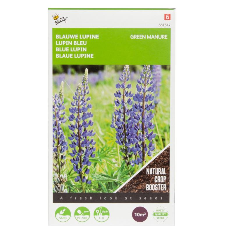 Groenbemesting - Blauwe Lupine - 100 g - 10 m2