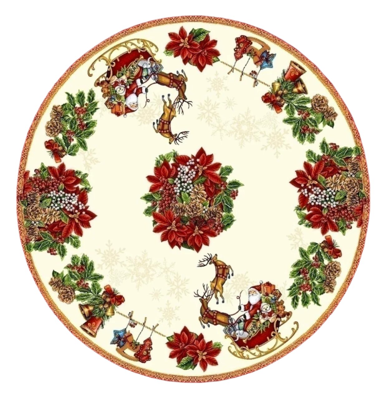 Tablecloth Round Berry - 135