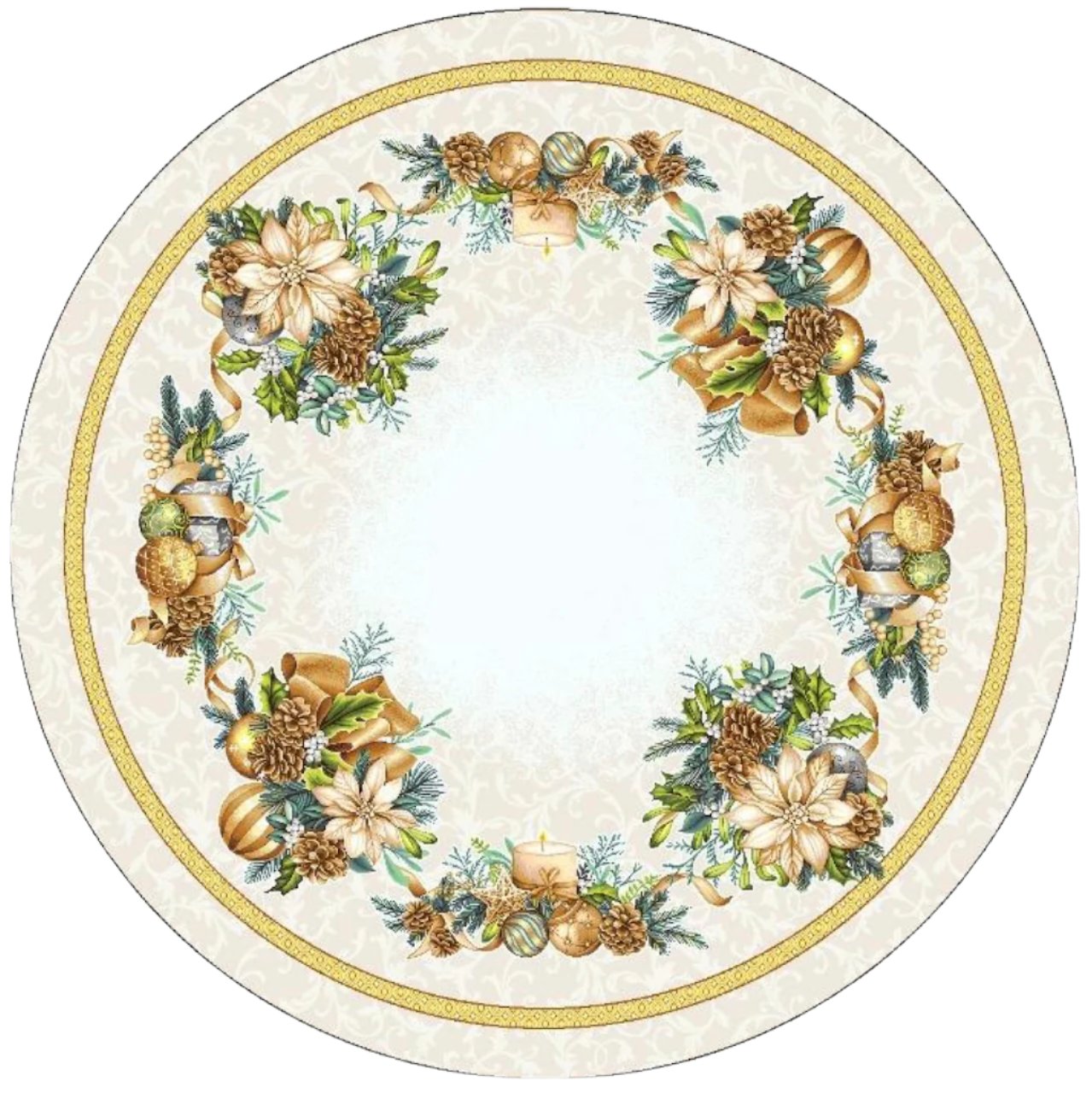 Tablecloth Round Bougie - 135
