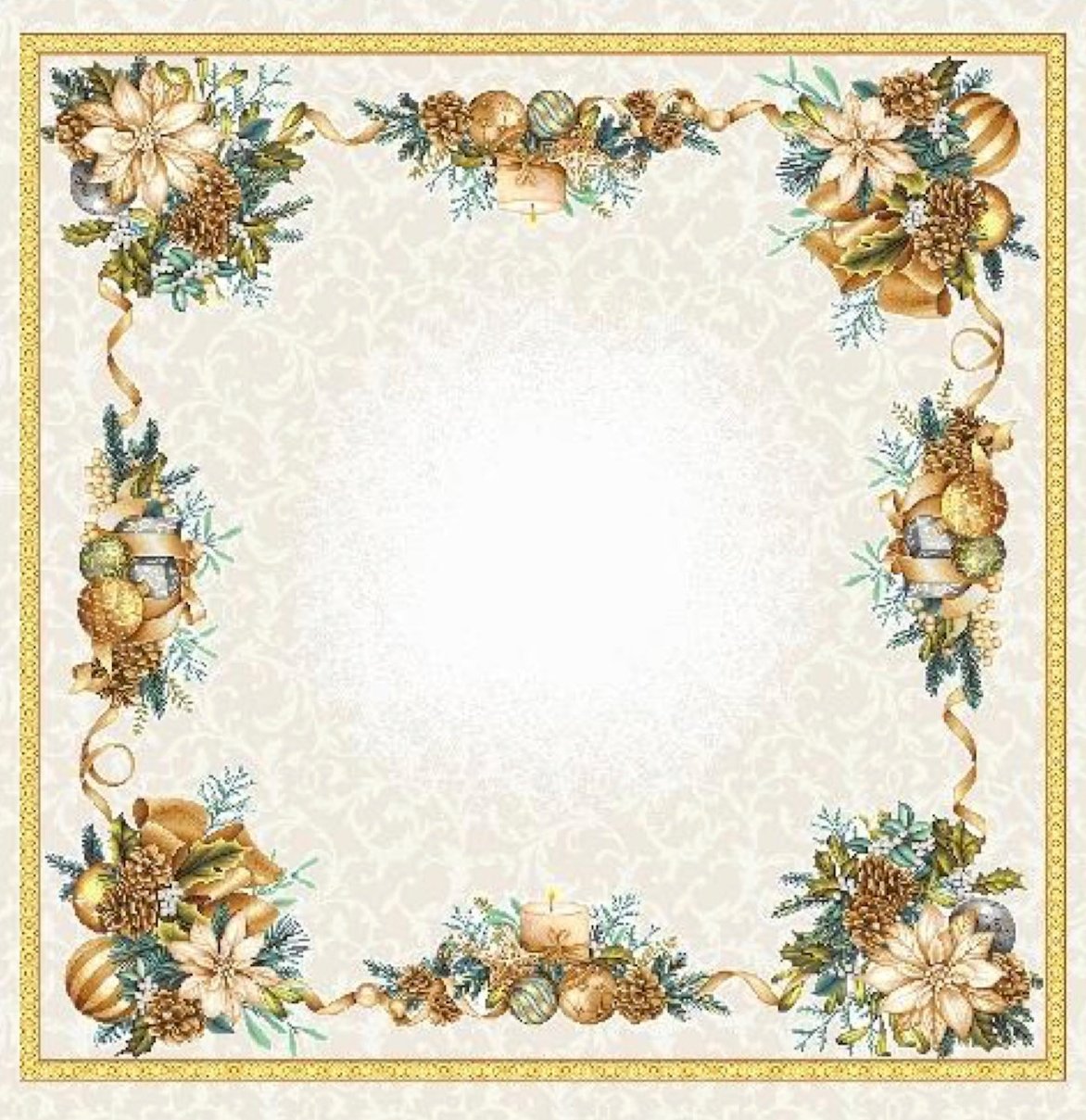 Tablecloth Square 'Bougie' - 95 x 95