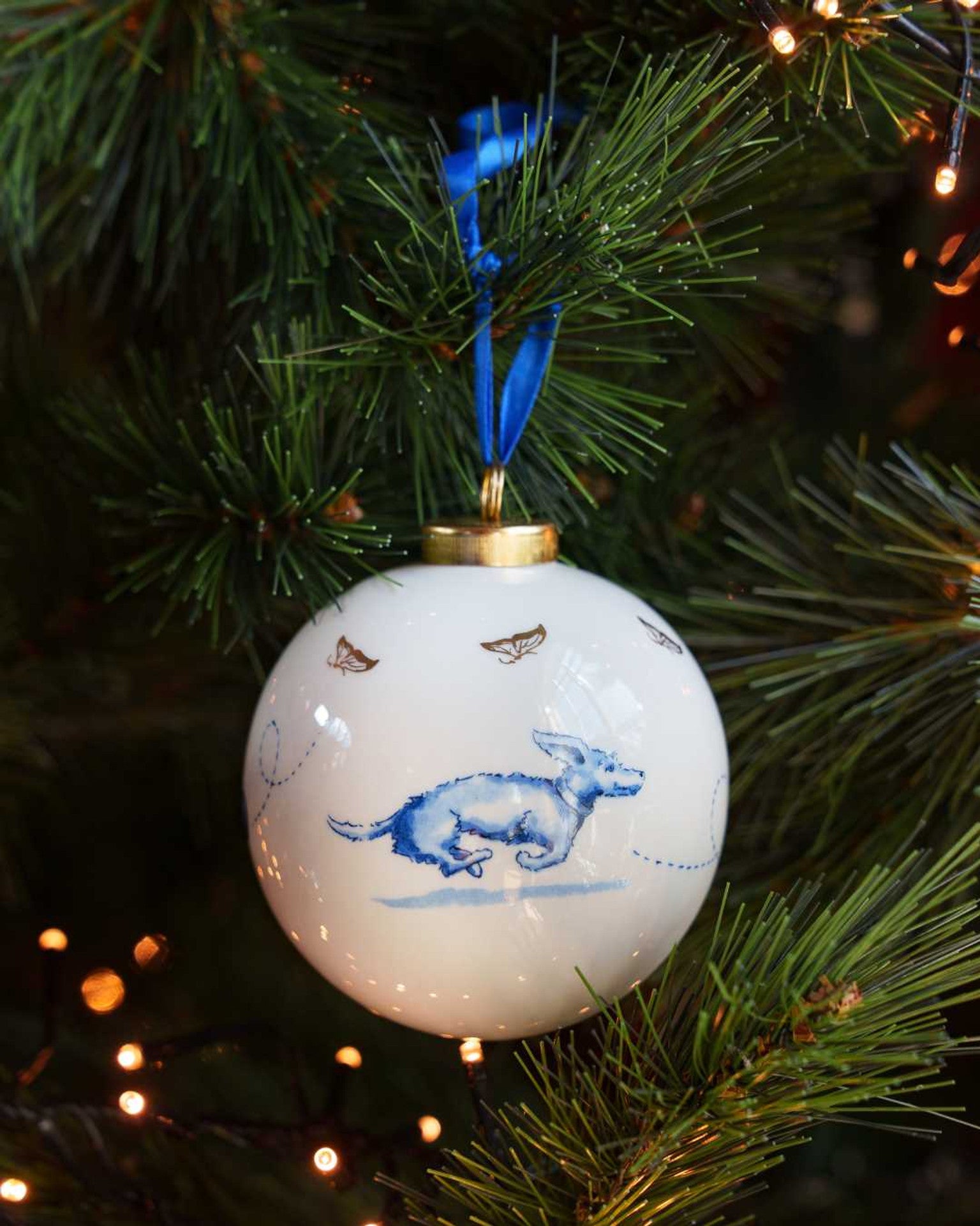 Christmas Bauble - Dachshund Ball Game - 8 cm-3