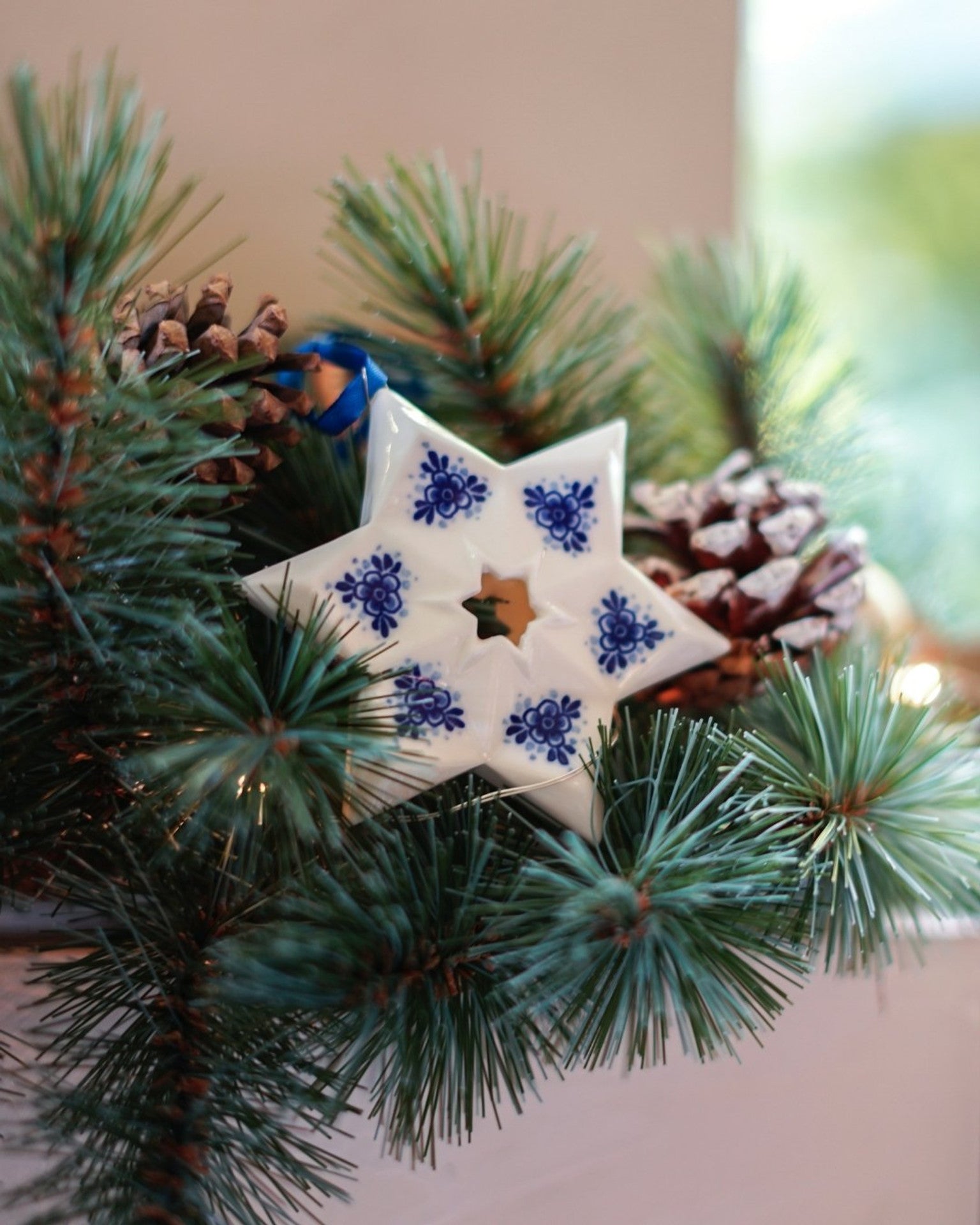 Christmas ornament star 2 - 8,5 cm-2