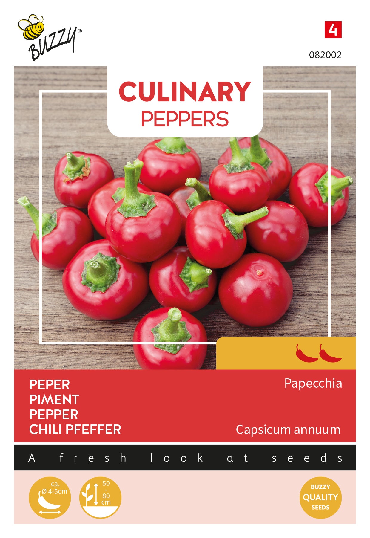 Forró és édes olasz kerek paprika