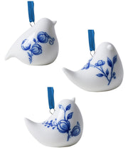 Pendentifs de Pâques Oiseaux - Ensemble de 3