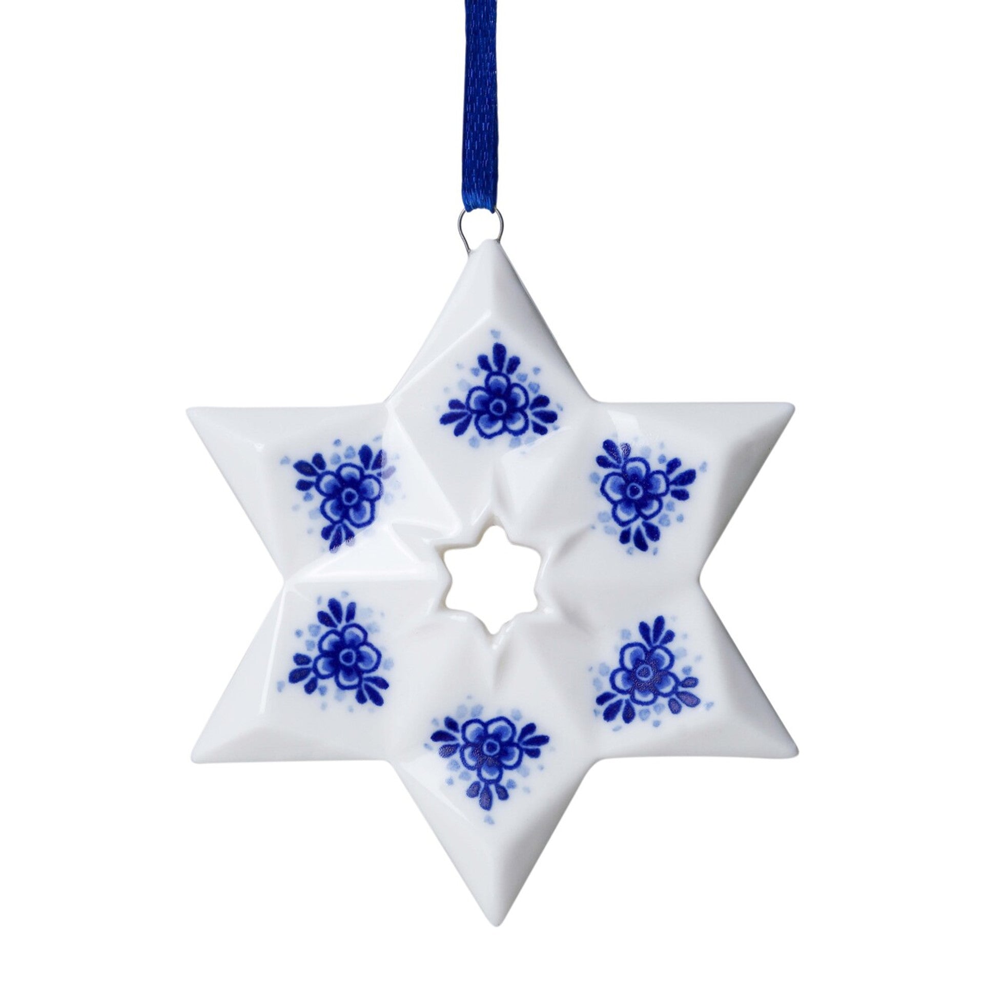 Christmas ornament star 2 - 8,5 cm