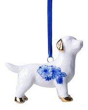 Labrador kutya alakú karácsonyi dísz – 6 cm