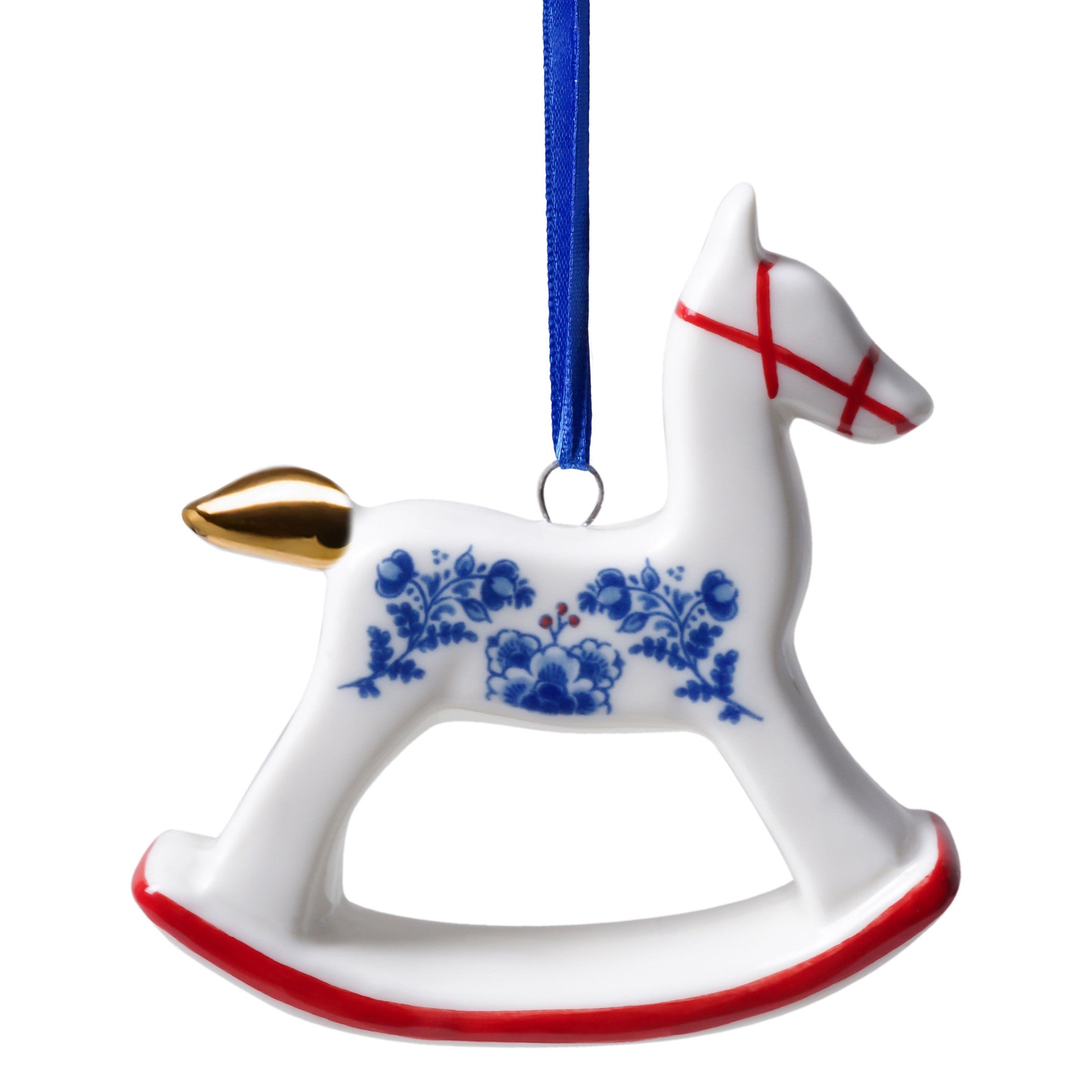 Rocking Horse Christmas Ornament - Vintage - 6 cm