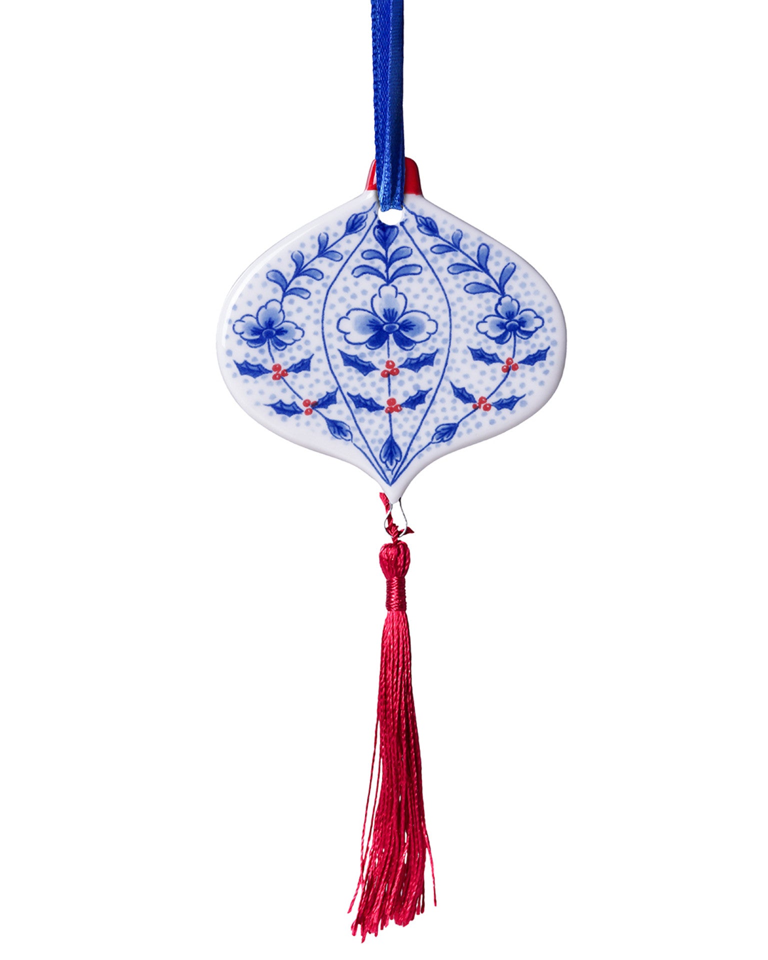 Christmas Ornament Flat Onion - Vintage - 7 cm