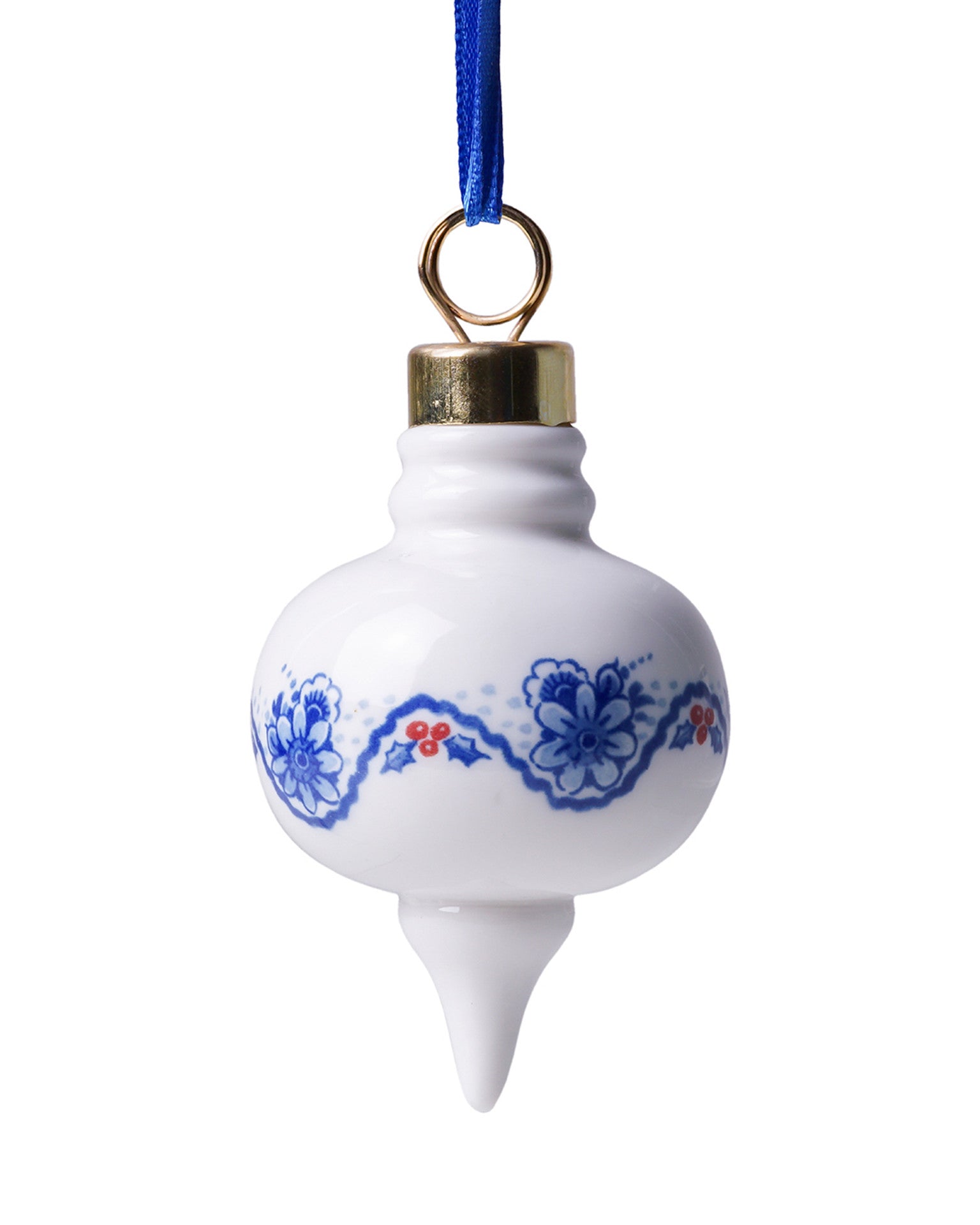 Round Christmas Ornament - Vintage - 9 cm