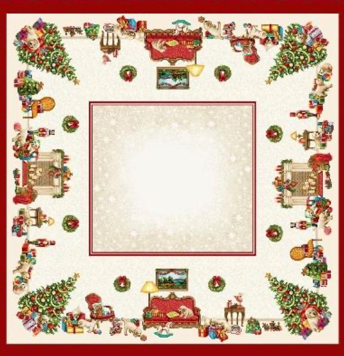 Tablecloth Square 'Llar' - 95 x 95