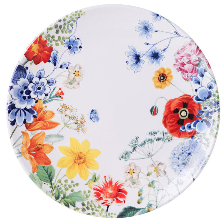 Wall plate - Wildbloemen - 20,5 cm