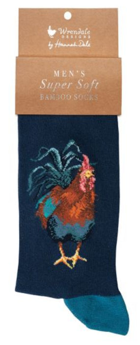 Men's Socks - Cockerel - Colours of the Rainbow-1