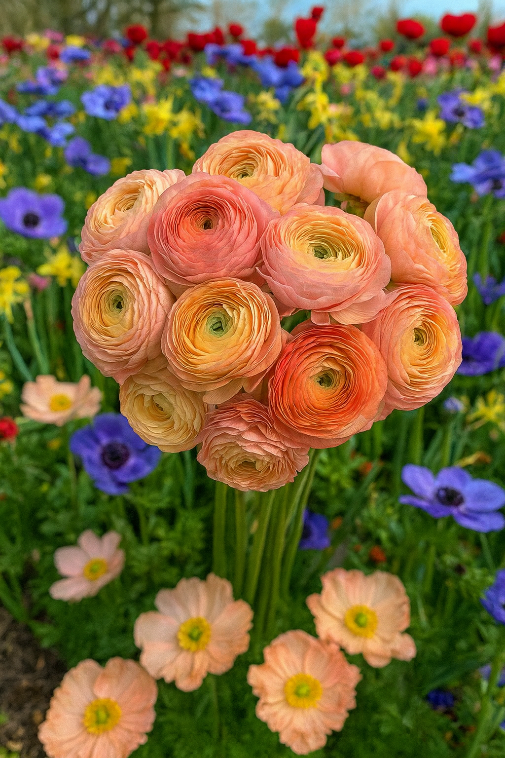 Ranunculus Elegance - Salmone - 2/3