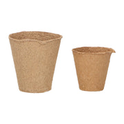 Round Organic Pots - 6 cm - 14 pcs-1