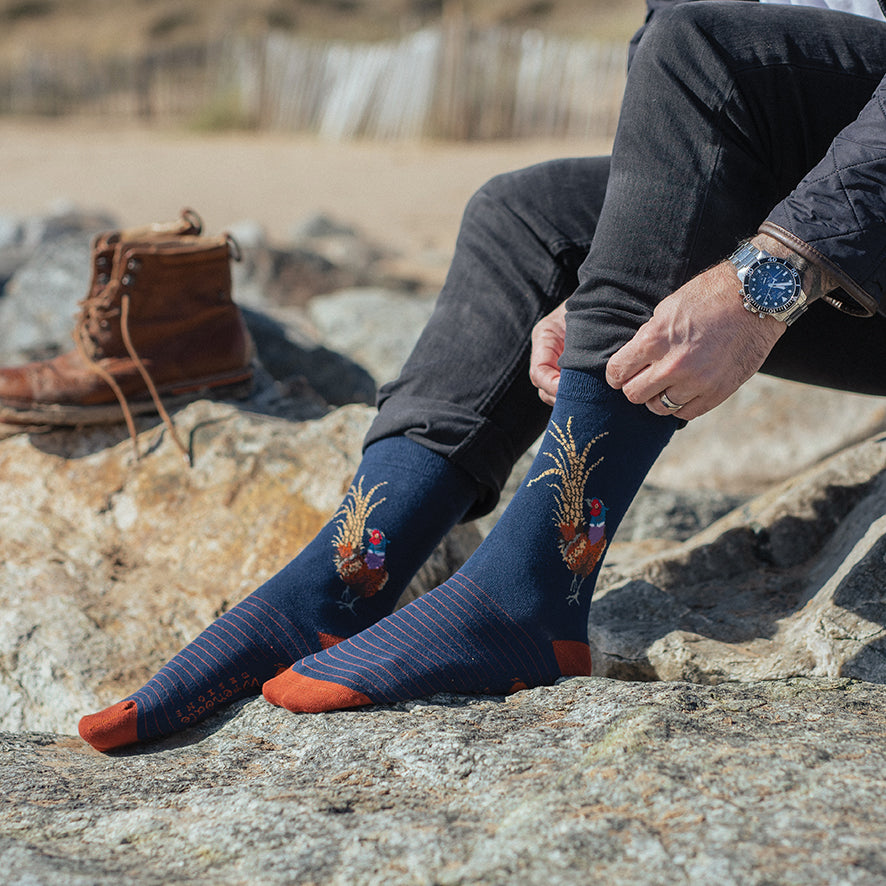 Chaussettes pour hommes - Faisan - Prêt pour mon gros plan