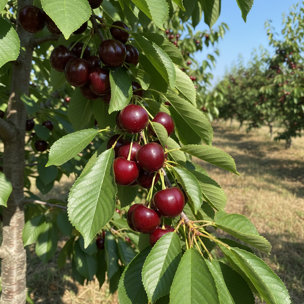 Semi Dwarf Sweet Cherry Tree - ‘Schneiders Späte Knorpelkirsche’-2