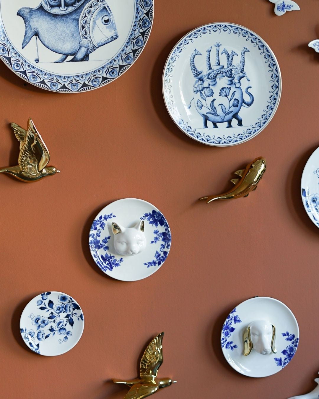 3D Wall Plate - Cat - 20 cm