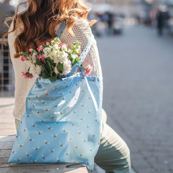 Sac de courses pliable - Abeille occupée