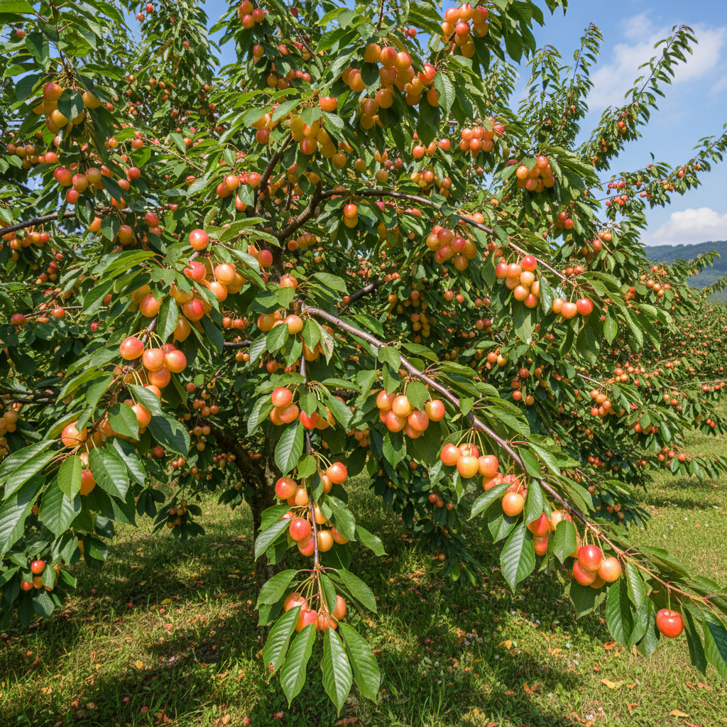Semi Dwarf Sweet Cherry Tree - ‘Bigarreau Napoléon’