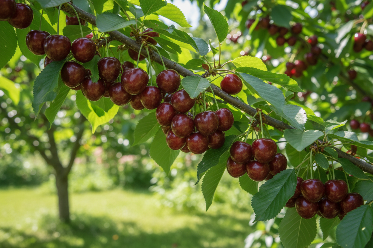 Semi Dwarf Sweet Cherry Tree – ‘Hedelfinger Riesenkirsche’