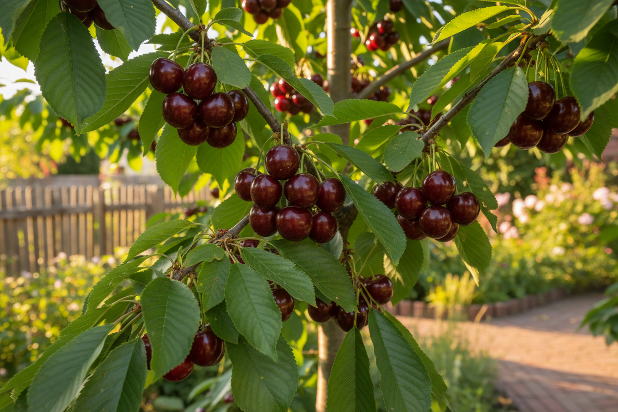 Semi Dwarf Sweet Cherry Tree – ‘Hedelfinger Riesenkirsche’