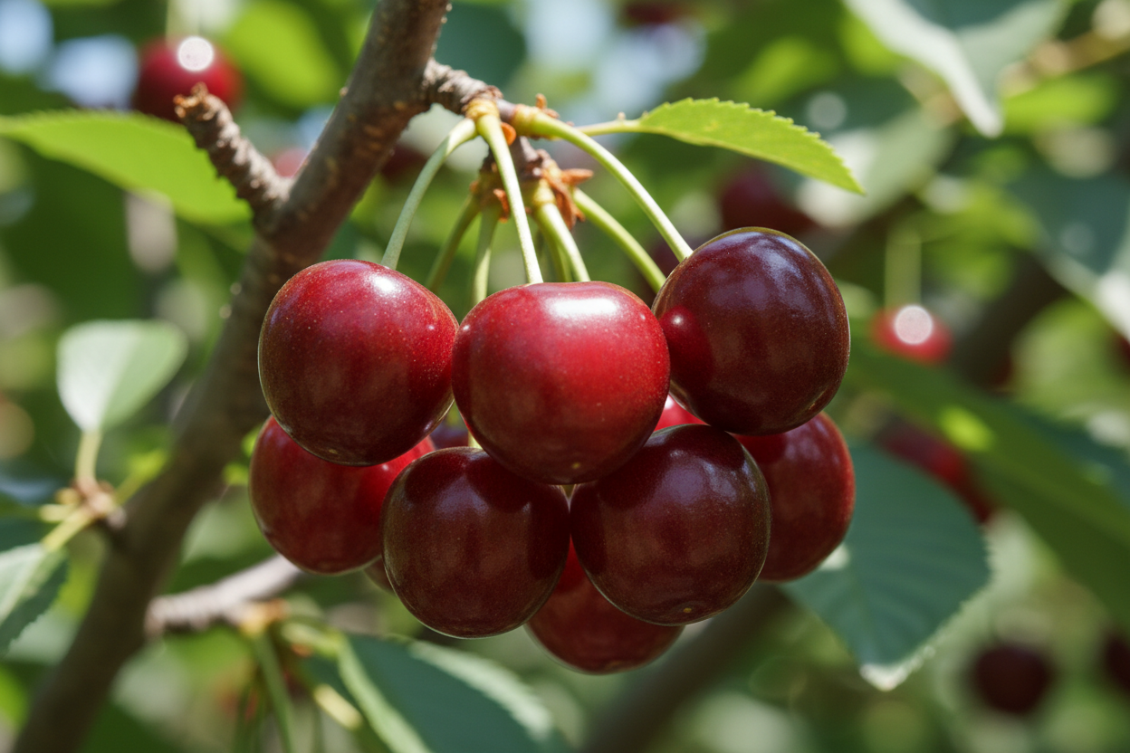 Semi Dwarf Sweet Cherry Tree – ‘Regina’