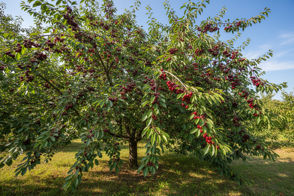 Semi Dwarf Sweet Cherry Tree – ‘Regina’