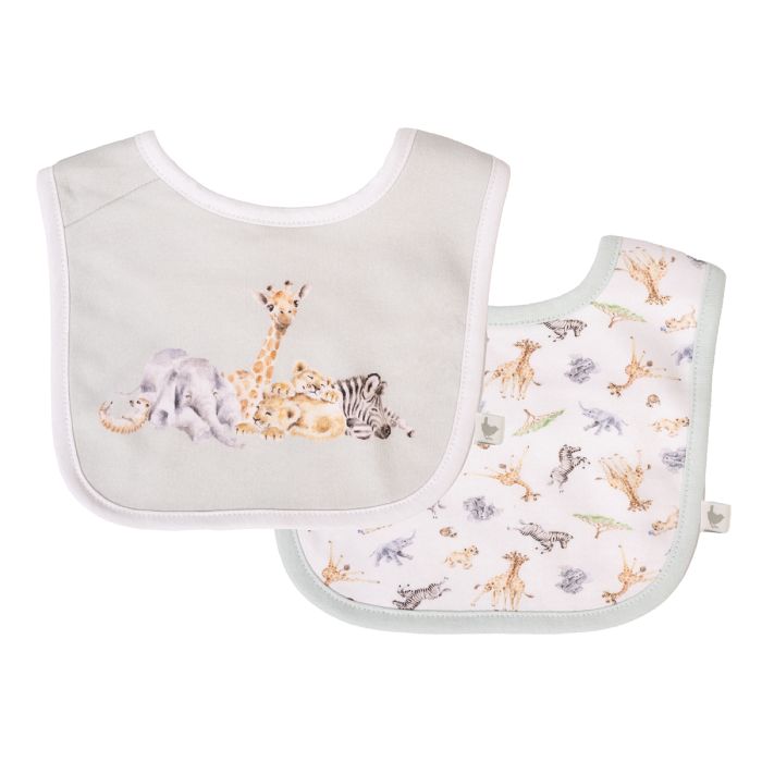 Little Savannah - African Animal Bib Gift Set
