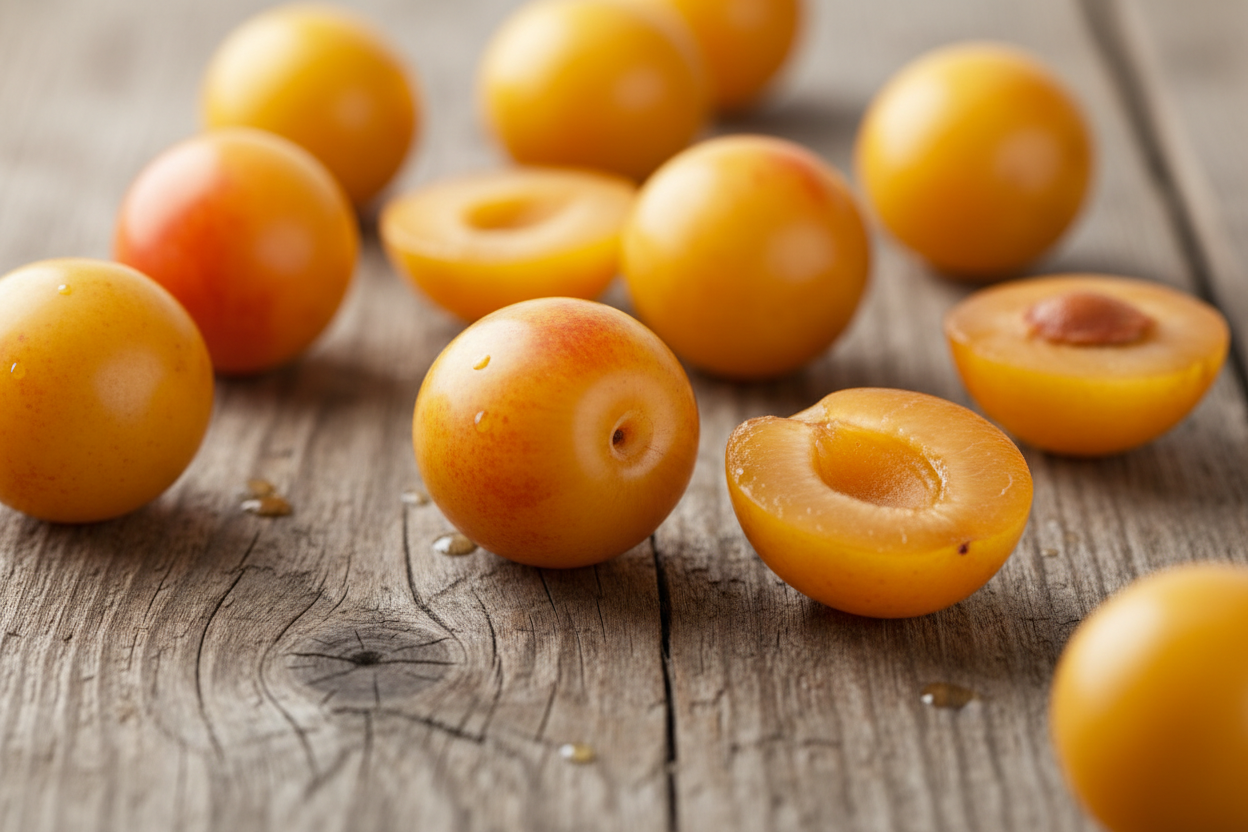 Semi Dwarf Mirabelle Plum Tree – ‘Mirabelle de Nancy’