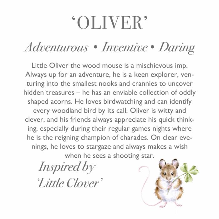 Oliver - Mouse Plush