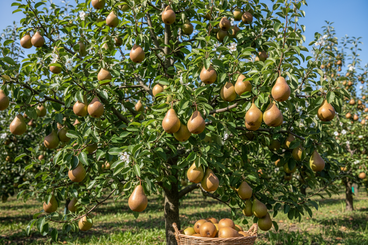 Semi Dwarf Pear Tree – ‘Beurré Hardy’