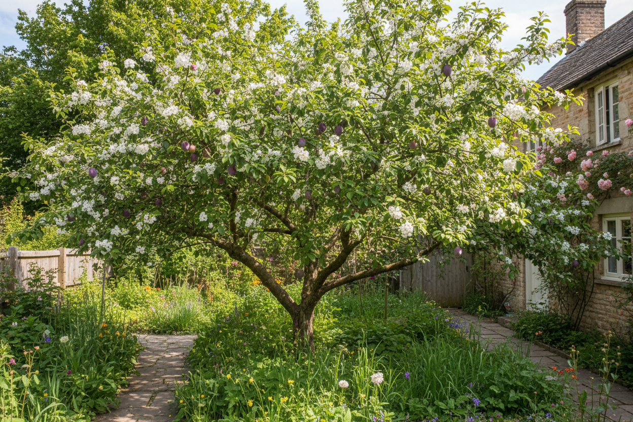 Semi Dwarf Plum Tree – ‘Victoria’