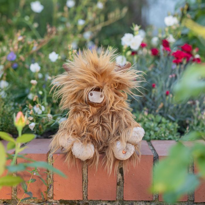 Vache des Highlands Gordon en peluche