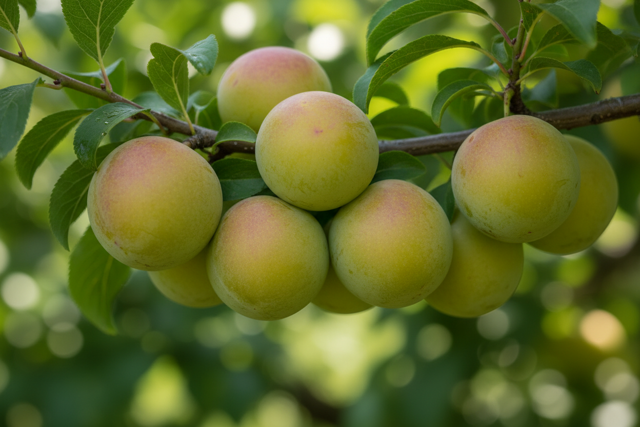 Semi Dwarf Greengage Plum Tree – ‘Reine Claude d'Oullins’
