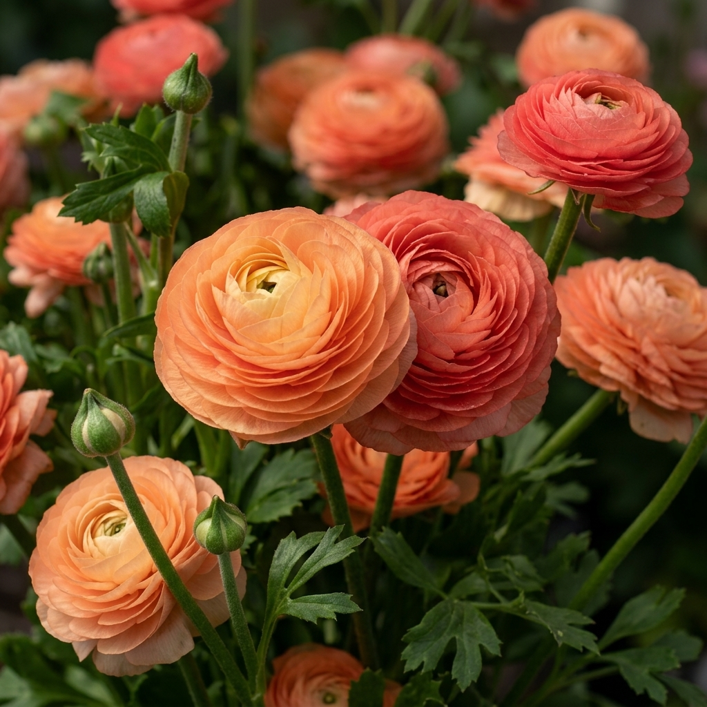 Ranunculus Elegance - Salmone - 2/3
