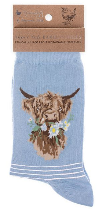 Women's Socks - Highland Cow - Daisy Coo